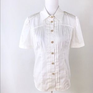 Diane Von Furstenberg White Blouse